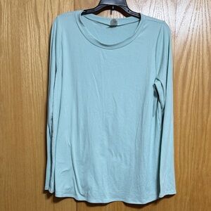 Sew In Love Sage Green Long Sleeve Ribbed Top
